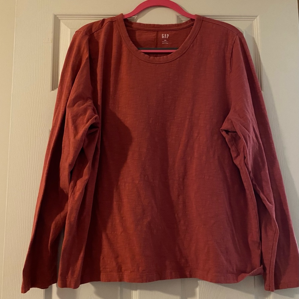 Gap Long Sleeved Crewneck  T-Shirt, Size XXL